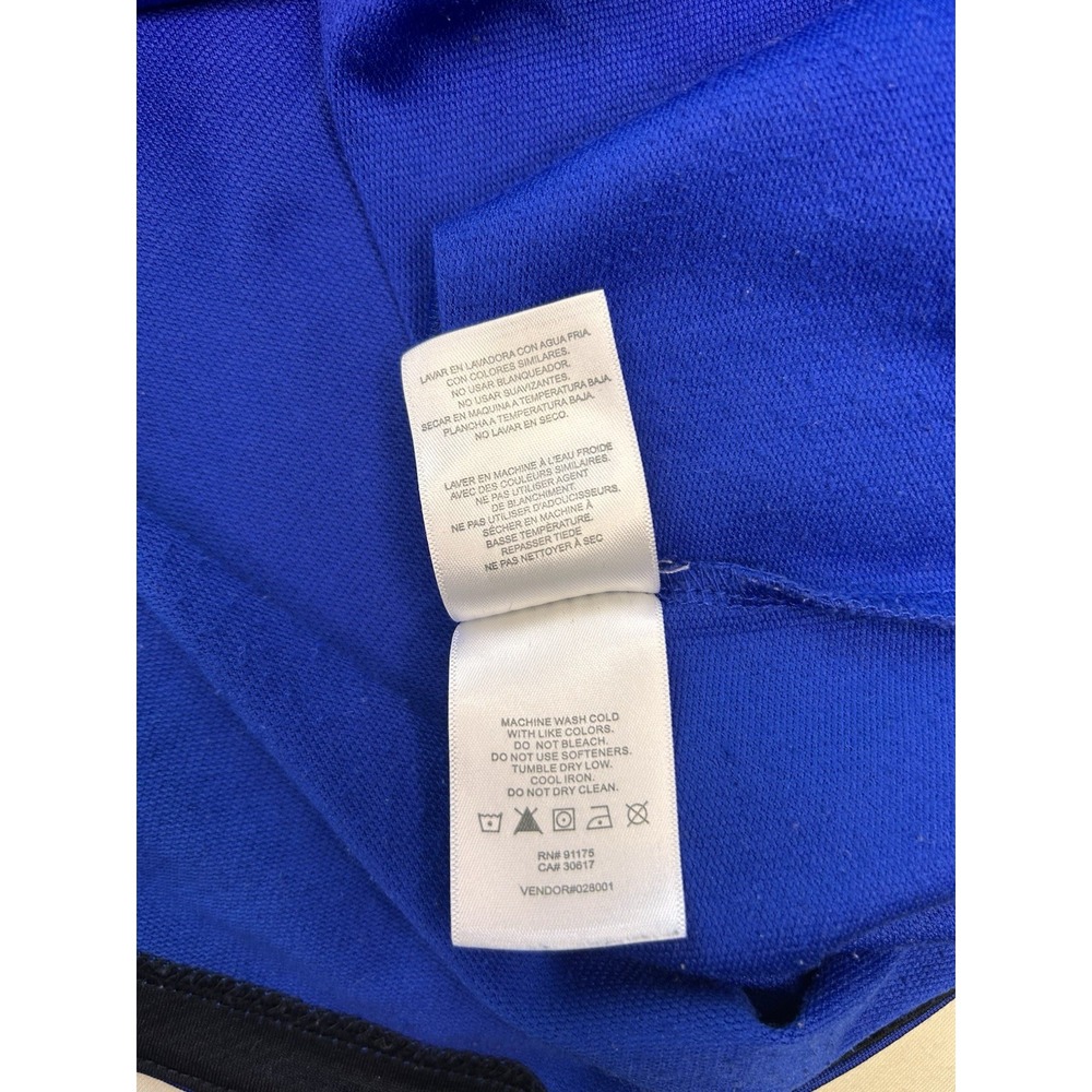 FILA Men's L Blue Black Quarter Zip Performance Pullover Chest Pocket - Picture 5 of 9